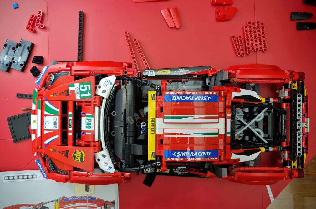 Mô Hình Lắp Ráp Ferrari 488 Gte Technich Tỉ Lệ 1:10 - Gara Đồ Chơi